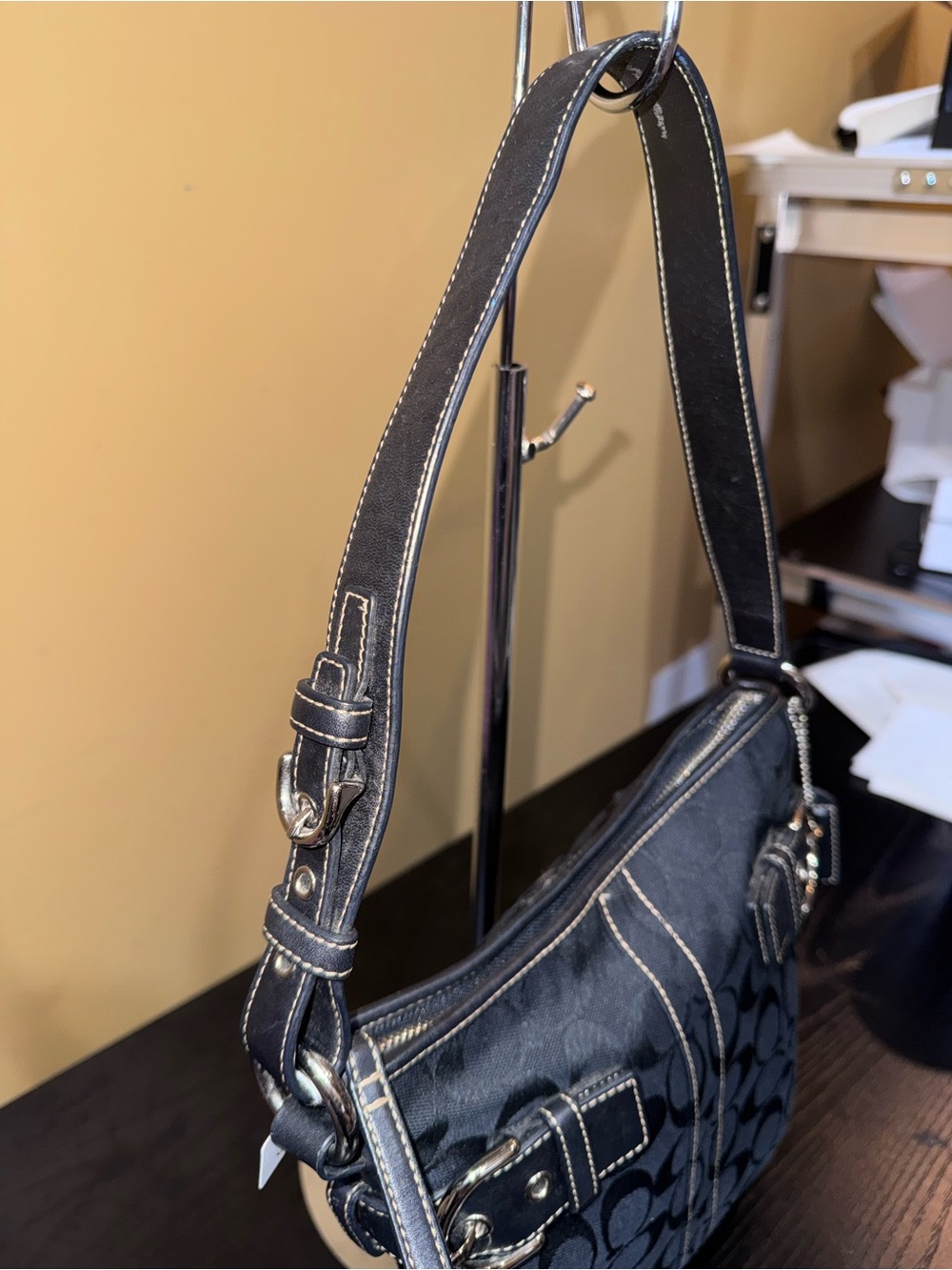 Coach Soho Signature Buckle Duffle Bag - Picture 7 of 12